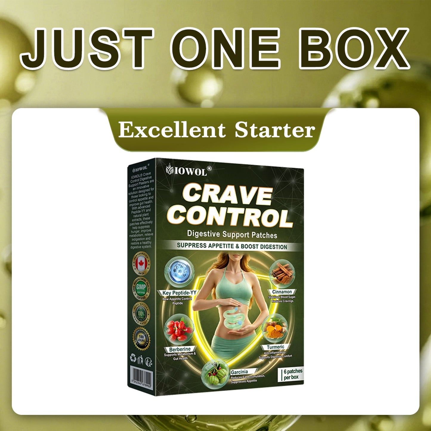 IOWOL ® APPETITE CONTROL PATCHES! ZERO PILLS & ZERO HUNGER & ZERO STRUGGLE & 100% RESULTS.