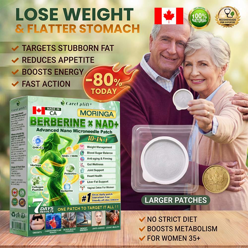 🇨🇦 𝐎𝐟𝐟𝐢𝐜𝐢𝐚𝐥 𝐒𝐭𝐨𝐫𝐞 | 💚 𝑪𝒂𝒓𝒆𝑼𝒑𝒍𝒊𝒇𝒕® 𝟏𝟎-𝐢𝐧-𝟏 𝐍𝐚𝐧𝐨 𝐏𝐚𝐭𝐜𝐡 🌿 𝑴𝒐𝒓𝒊𝒏𝒈𝒂 · 𝑩𝒆𝒓𝒃𝒆𝒓𝒊𝒏𝒆 × 𝐍𝐀𝐃+ 𝐬𝐮𝐩𝐩𝐨𝐫𝐭𝐬 𝐦𝐞𝐭𝐚𝐛𝐨𝐥𝐢𝐬𝐦, 𝐚𝐩𝐩𝐞𝐭𝐢𝐭𝐞 𝐛𝐚𝐥𝐚𝐧𝐜𝐞, 𝐞𝐧𝐞𝐫𝐠𝐲, 𝐛𝐥𝐨𝐚𝐭𝐢𝐧𝐠 𝐫𝐞𝐥𝐢𝐞𝐟 & 𝐡𝐞𝐚𝐥𝐭𝐡𝐲 𝐛𝐥𝐨𝐨𝐝 𝐬𝐮𝐠𝐚𝐫 𝐛𝐚𝐥𝐚𝐧𝐜𝐞. 𝐎𝐧𝐜𝐞 𝐝𝐚𝐢𝐥𝐲. 𝐍𝐨 𝐬𝐡𝐨𝐭𝐬. 𝐍𝐨 𝐩𝐢𝐥𝐥𝐬.