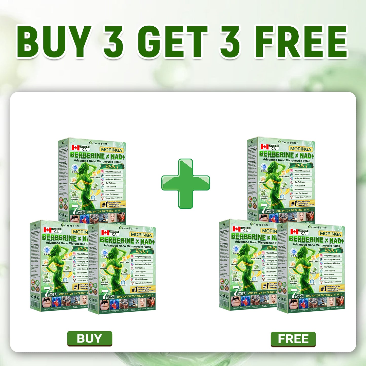 🇨🇦 𝐎𝐟𝐟𝐢𝐜𝐢𝐚𝐥 𝐒𝐭𝐨𝐫𝐞 | 💚 𝑪𝒂𝒓𝒆𝑼𝒑𝒍𝒊𝒇𝒕® 𝟏𝟎-𝐢𝐧-𝟏 𝐍𝐚𝐧𝐨 𝐏𝐚𝐭𝐜𝐡 🌿 𝑴𝒐𝒓𝒊𝒏𝒈𝒂 · 𝑩𝒆𝒓𝒃𝒆𝒓𝒊𝒏𝒆 × 𝐍𝐀𝐃+ 𝐬𝐮𝐩𝐩𝐨𝐫𝐭𝐬 𝐦𝐞𝐭𝐚𝐛𝐨𝐥𝐢𝐬𝐦, 𝐚𝐩𝐩𝐞𝐭𝐢𝐭𝐞 𝐛𝐚𝐥𝐚𝐧𝐜𝐞, 𝐞𝐧𝐞𝐫𝐠𝐲, 𝐛𝐥𝐨𝐚𝐭𝐢𝐧𝐠 𝐫𝐞𝐥𝐢𝐞𝐟 & 𝐡𝐞𝐚𝐥𝐭𝐡𝐲 𝐛𝐥𝐨𝐨𝐝 𝐬𝐮𝐠𝐚𝐫 𝐛𝐚𝐥𝐚𝐧𝐜𝐞. 𝐎𝐧𝐜𝐞 𝐝𝐚𝐢𝐥𝐲. 𝐍𝐨 𝐬𝐡𝐨𝐭𝐬. 𝐍𝐨 𝐩𝐢𝐥𝐥𝐬.