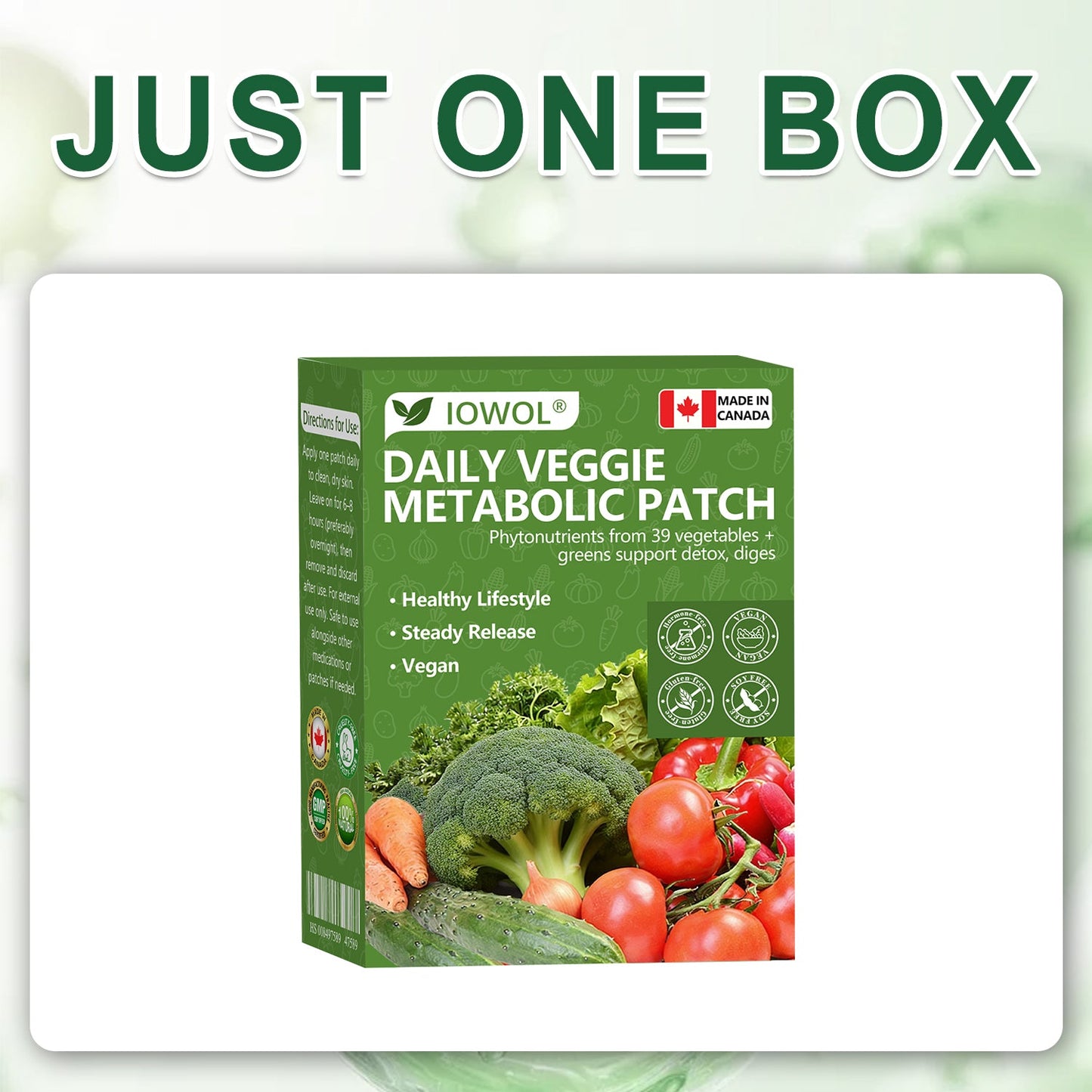 🥦𝐎𝐟𝐟𝐢𝐜𝐢𝐚𝐥 𝐒𝐭𝐨𝐫𝐞 | 𝐈𝐎𝐖𝐎𝐋® 𝐃𝐚𝐢𝐥𝐲 𝐕𝐞𝐠𝐞𝐭𝐚𝐛𝐥𝐞 𝐌𝐞𝐭𝐚𝐛𝐨𝐥𝐢𝐜 𝐏𝐚𝐭𝐜𝐡 𝐮𝐬𝐞𝐬 𝐨𝐫𝐠𝐚𝐧𝐢𝐜 𝐯𝐞𝐠𝐞𝐭𝐚𝐛𝐥𝐞 𝐞𝐱𝐭𝐫𝐚𝐜𝐭𝐬 𝐚𝐧𝐝 𝐩𝐡𝐲𝐭𝐨𝐧𝐮𝐭𝐫𝐢𝐞𝐧𝐭𝐬 𝐟𝐫𝐨𝐦 𝟑𝟗 𝐯𝐞𝐠𝐞𝐭𝐚𝐛𝐥𝐞𝐬 + 𝐠𝐫𝐞𝐞𝐧𝐬 𝐭𝐨 𝐬𝐮𝐩𝐩𝐨𝐫𝐭 𝐝𝐞𝐭𝐨𝐱, 𝐝𝐢𝐠𝐞𝐬𝐭𝐢𝐨𝐧 & 𝐦𝐞𝐭𝐚𝐛𝐨𝐥𝐢𝐜 𝐫𝐞𝐬𝐞𝐭, 𝐚𝐧𝐝 𝐛𝐨𝐨𝐬𝐭 𝐞𝐧𝐞𝐫𝐠𝐲 𝐟𝐨𝐫 𝐚𝐥𝐥-𝐝𝐚𝐲 𝐰𝐞𝐥𝐥𝐧𝐞𝐬𝐬.